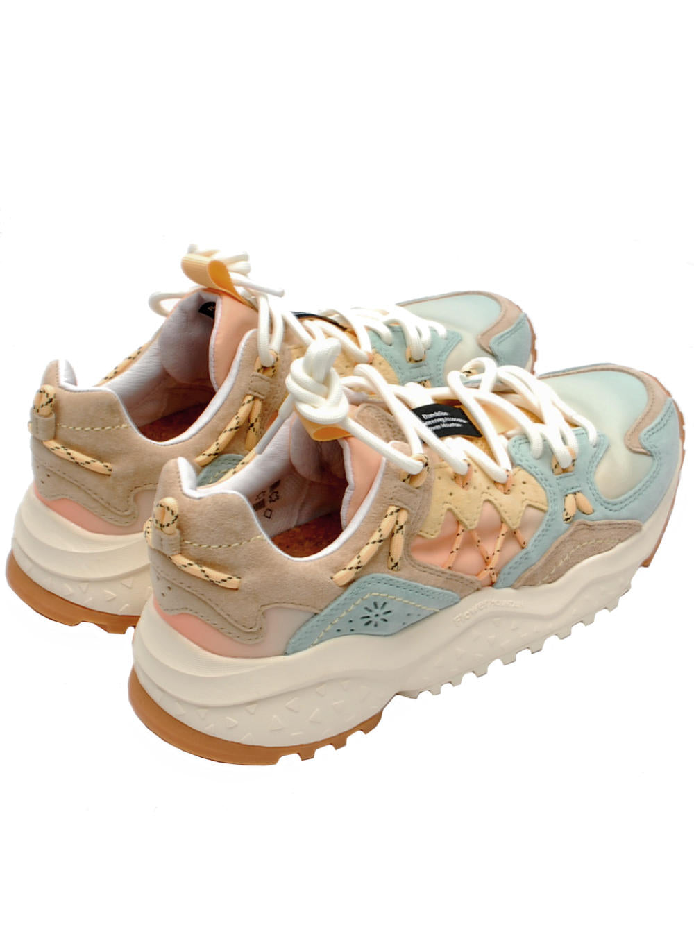 Sneakers Donna Flower Mountain Yamabushi Menthos Sand Pale Yellow (Cod. 1C92) - Pe26