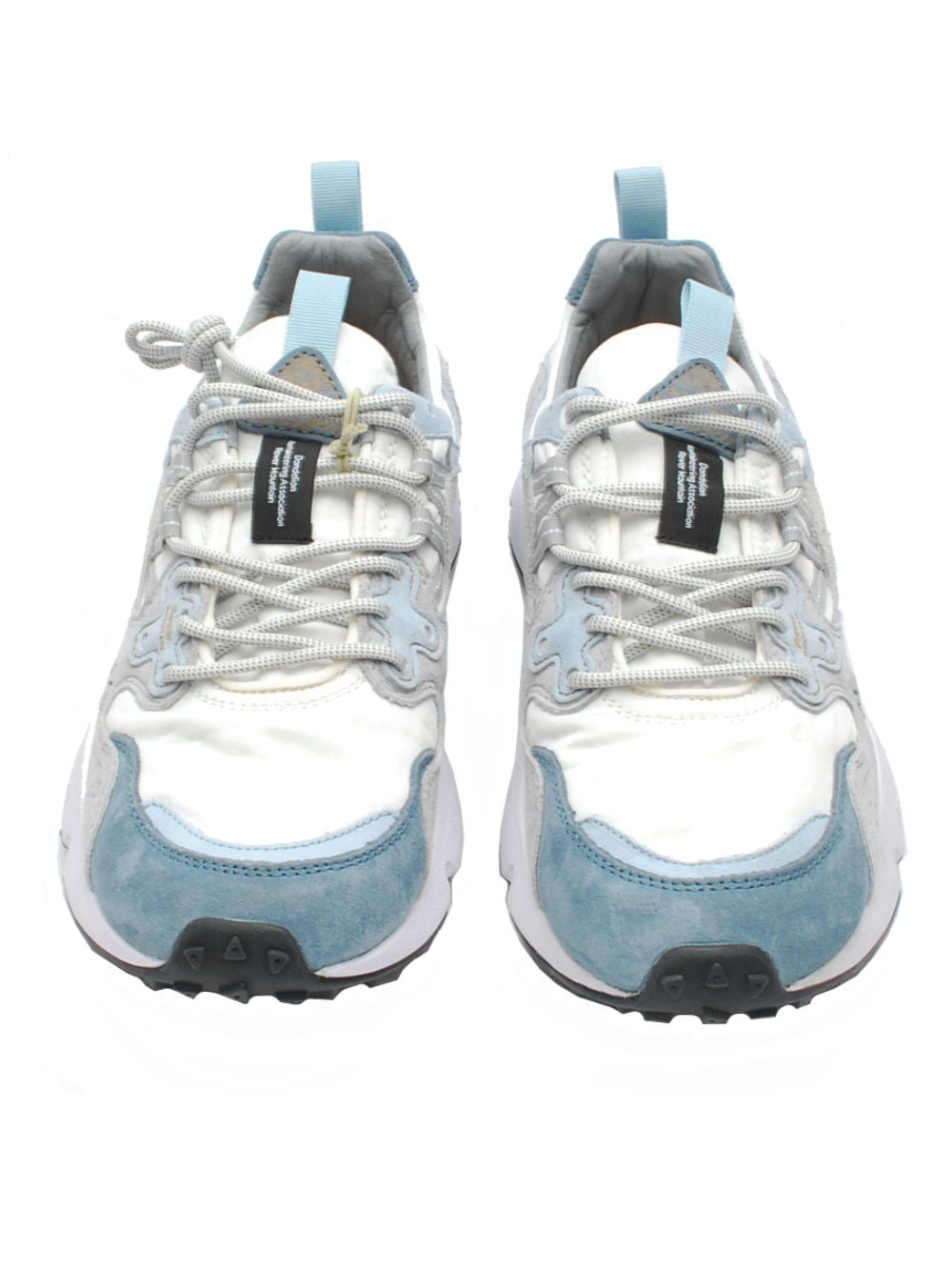 Sneakers Uomo Flower Mountain Yamano 3 Celeste White Grey (Cod. 1C87) pe25 - Calzature Nucca