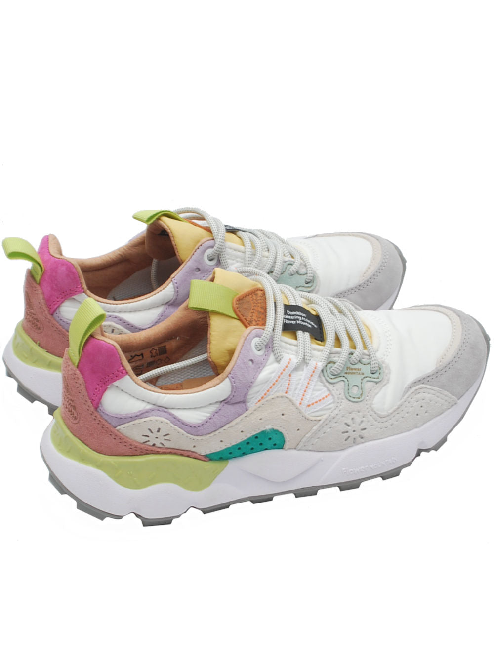 Sneakers Donna Flower Mountain Yamano 3 Light Lilac White (Cod. 1I29) - pe25 - Calzature Nucca
