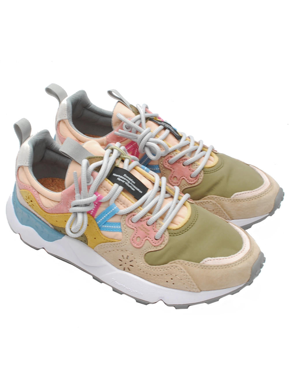 Sneakers Donna Flower Mountain Yamano 3 Dark Rose Chestnut (Cod. 1M71) - pe25 - Calzature Nucca