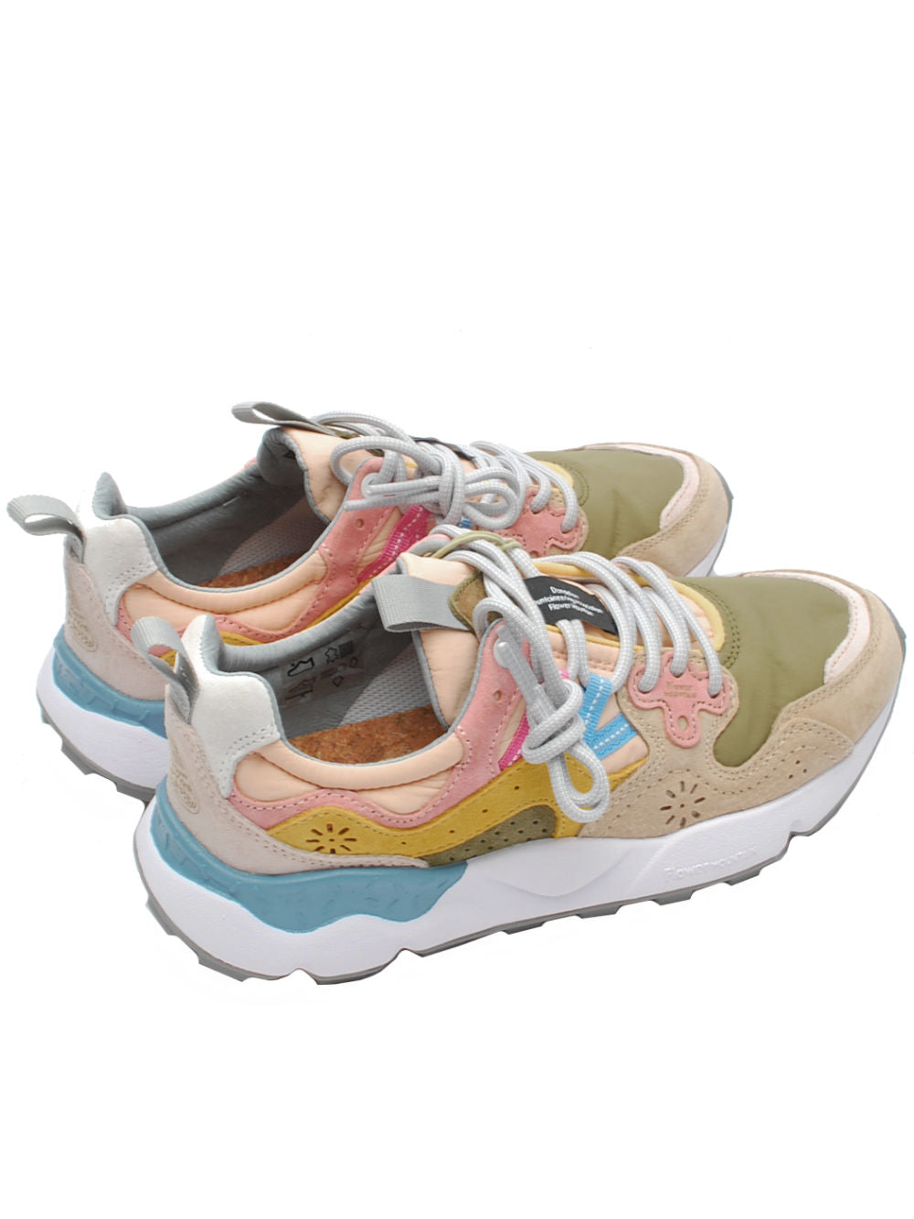 Sneakers Donna Flower Mountain Yamano 3 Dark Rose Chestnut (Cod. 1M71) - pe25 - Calzature Nucca