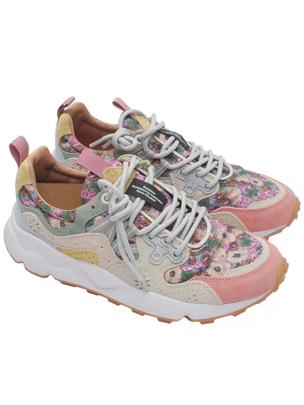 Sneakers Donna Flower Mountain Yamano 3 Rose Milk (Cod. 1N99) - pe25 - Calzature Nucca