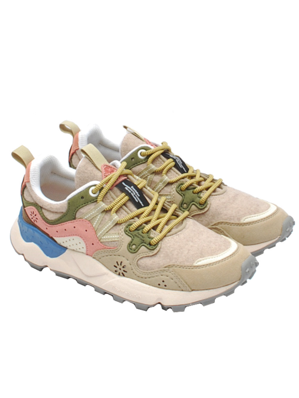 Flower mountain sneaker yamano 3 1e03 beige ai24