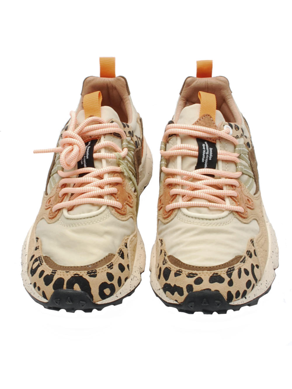 Sneakers Donna Flower Mountain Yamano 3 Beige Milk Light Brown (Cod. 1E53) - ai25 - Calzature Nucca