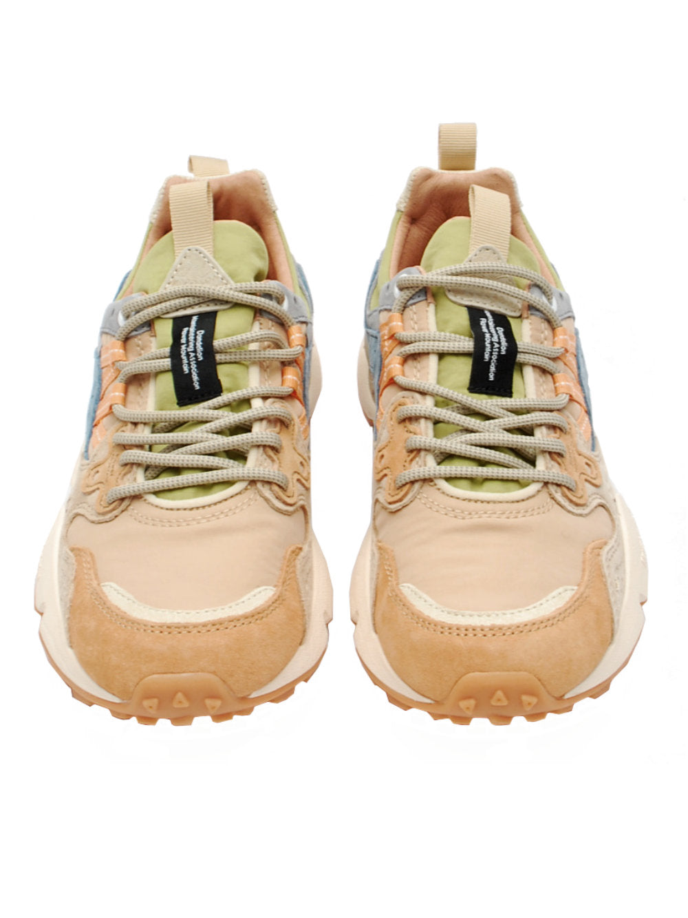 Sneakers Donna Flower Mountain Yamano 3 Golden Heart Ginger Beige (Cod. 1H80) - Pe26