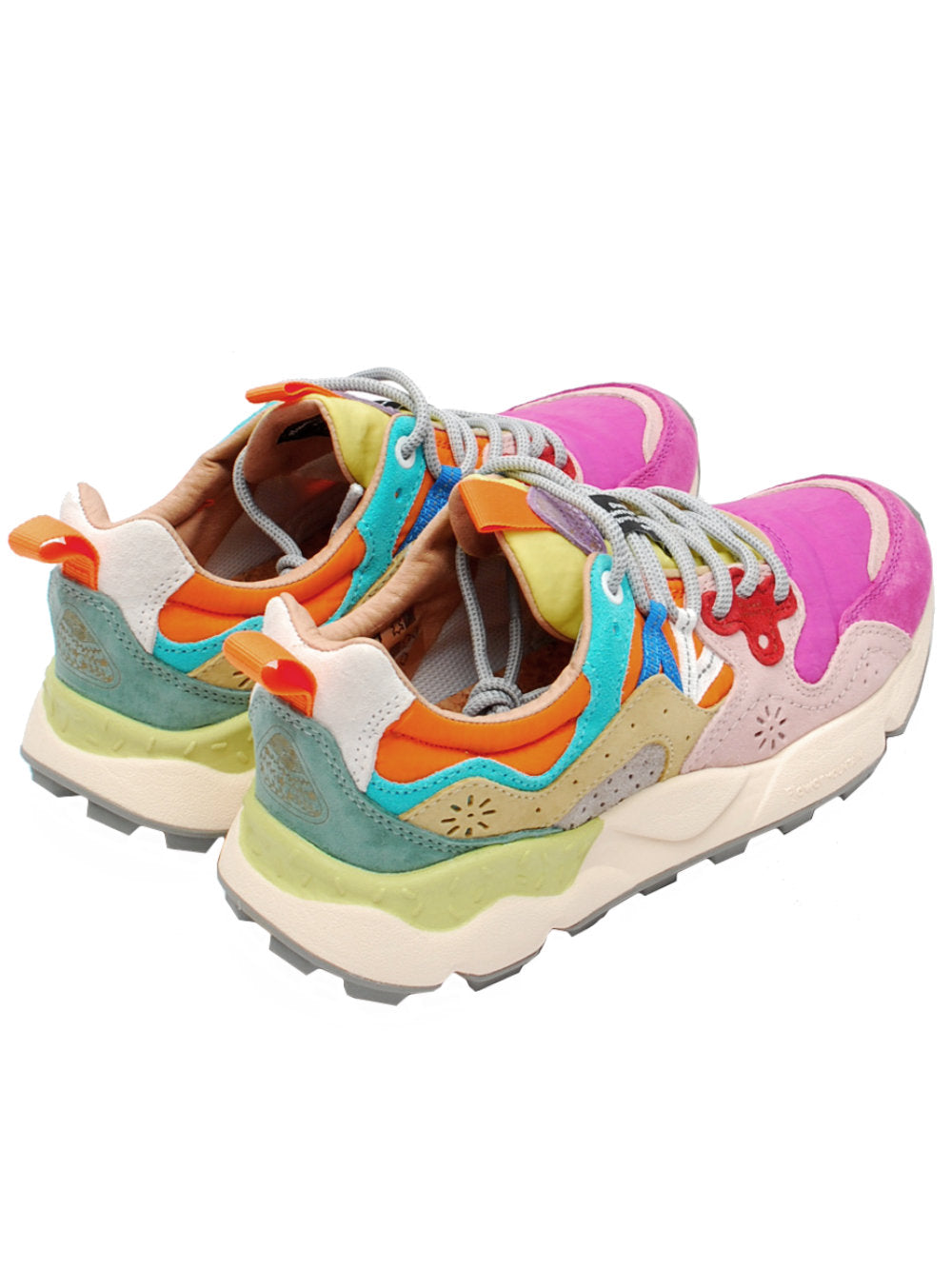 Sneakers Donna Flower Mountain Yamano 3 Fuchsia Pink Multi (Cod. 1L43) - Pe26