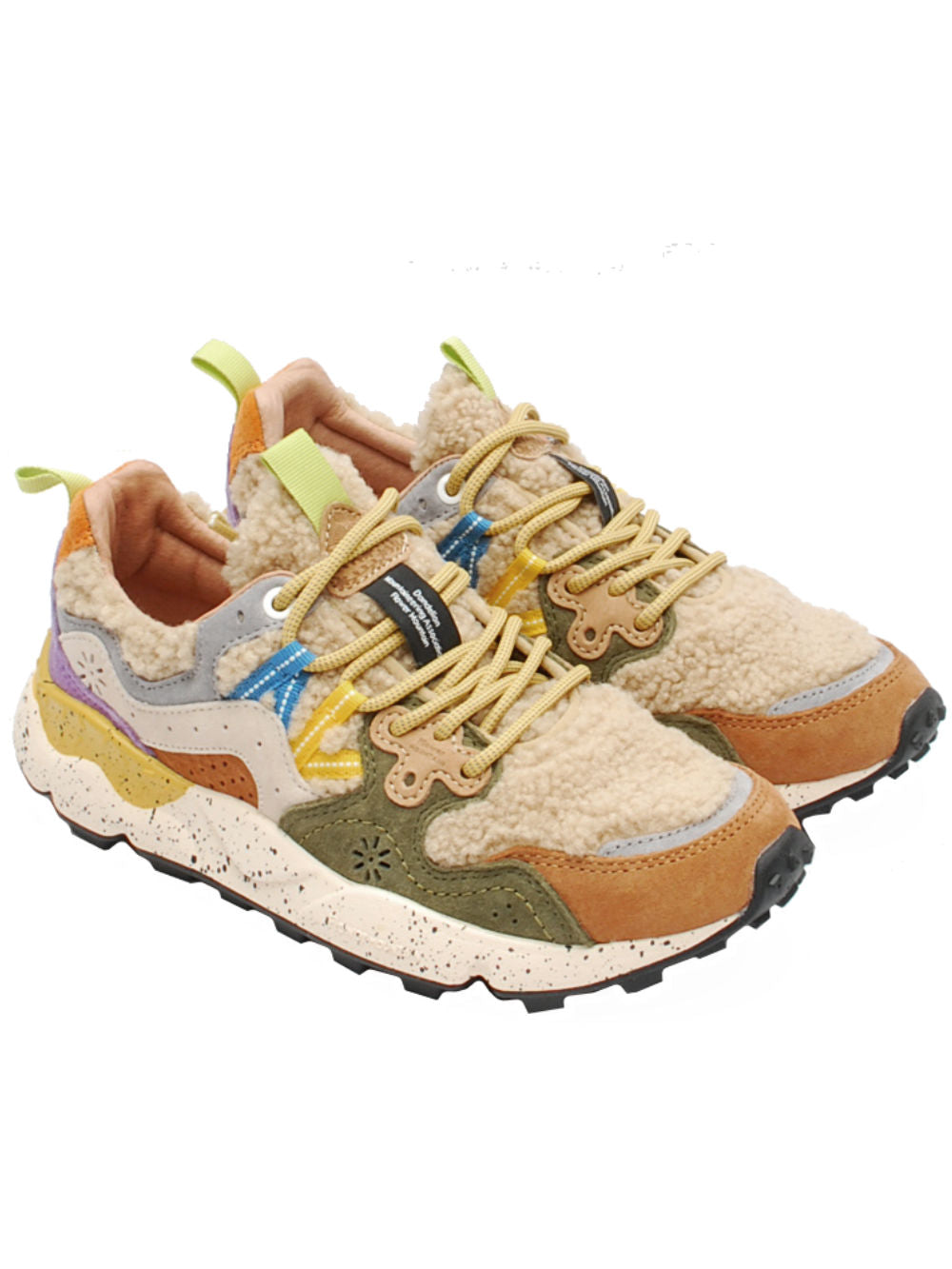 Sneakers Donna Flower Mountain Yamano 3 Mud Grey Offwhite (Cod. 4D52) - ai25 - Calzature Nucca