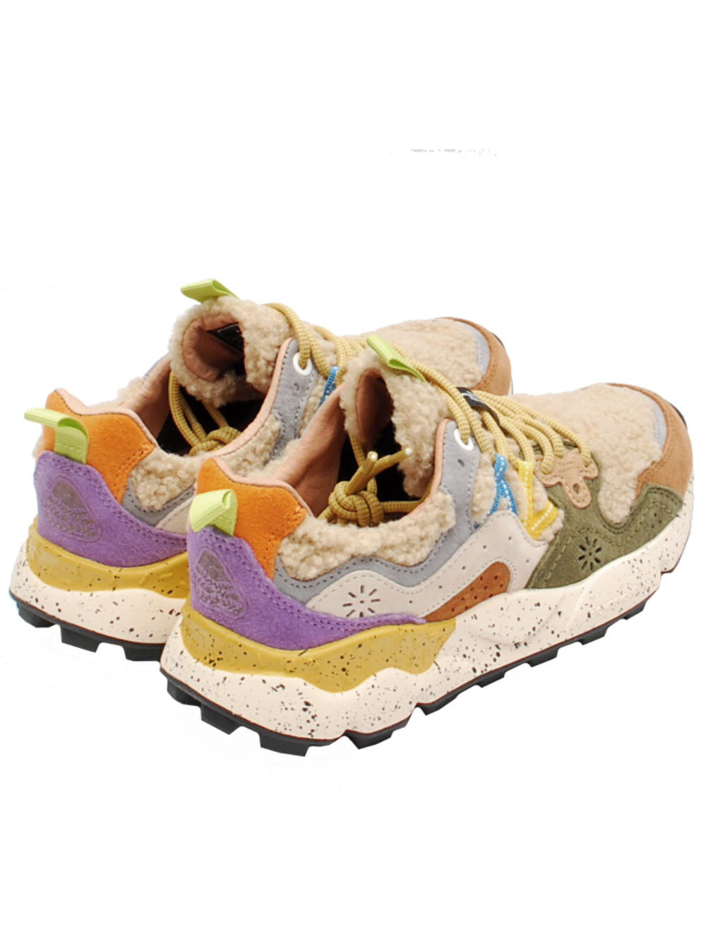 Sneakers Donna Flower Mountain Yamano 3 Mud Grey Offwhite (Cod. 4D52) - ai25 - Calzature Nucca