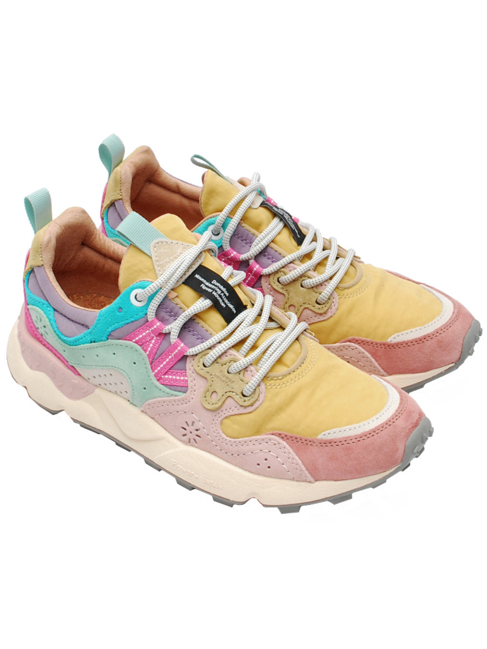 Sneakers Donna Flower Mountain Yamano 3 Pink Ocher Light Pink (Cod. 1H07) - Pe26