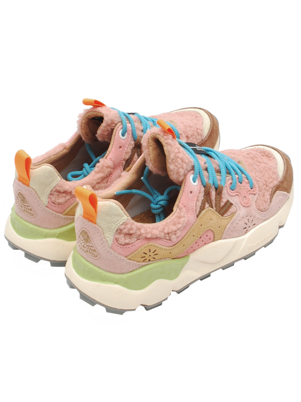 Sneakers Donna Flower Mountain Yamano 3 Taupe Beige Orange (Cod. 2D98) - ai25 - Calzature Nucca