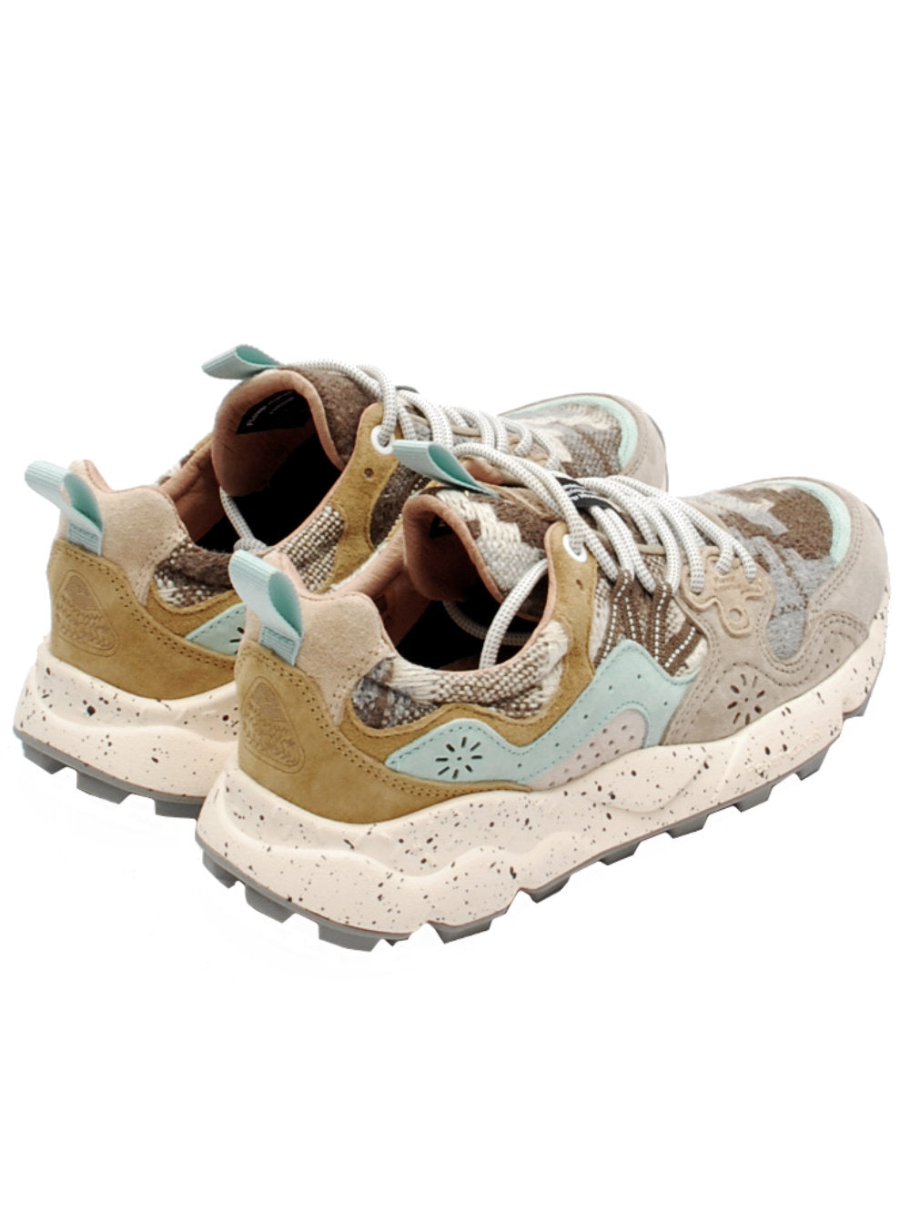 Sneakers Donna Flower Mountain Yamano 3 Taupe Milk Mustard (Cod. 2D79) - ai25 - Calzature Nucca