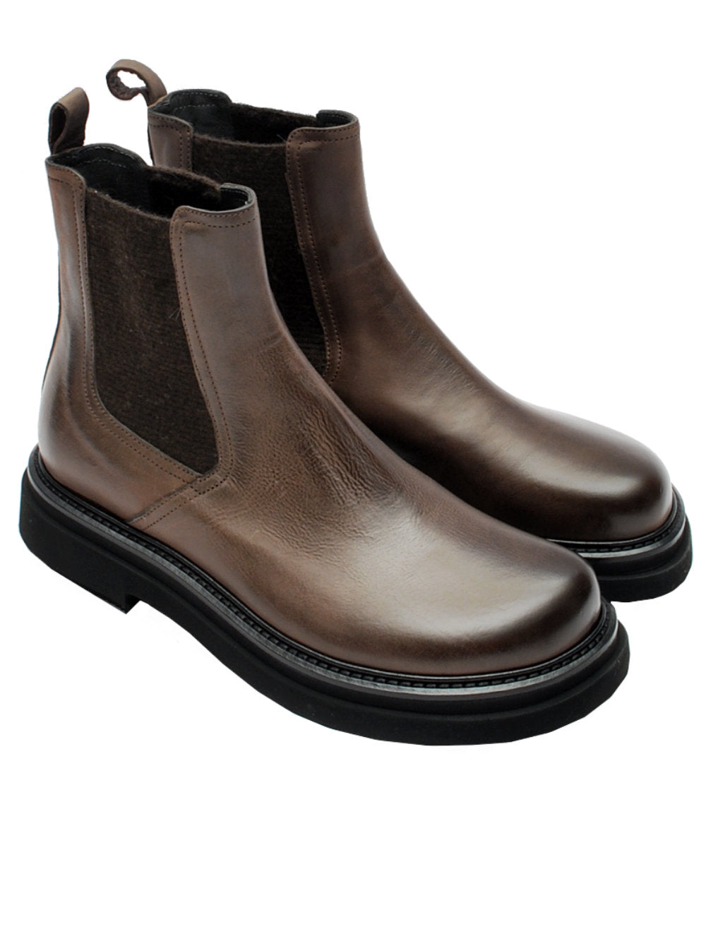 Beatles Donna Fruit 9443 - Stivaletto Morbido in Vitello Testa di Moro Ai25 - Calzature Nucca