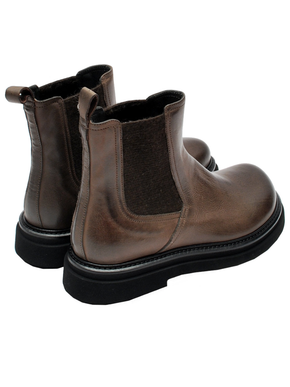 Beatles Donna Fruit 9443 - Stivaletto Morbido in Vitello Testa di Moro Ai25 - Calzature Nucca