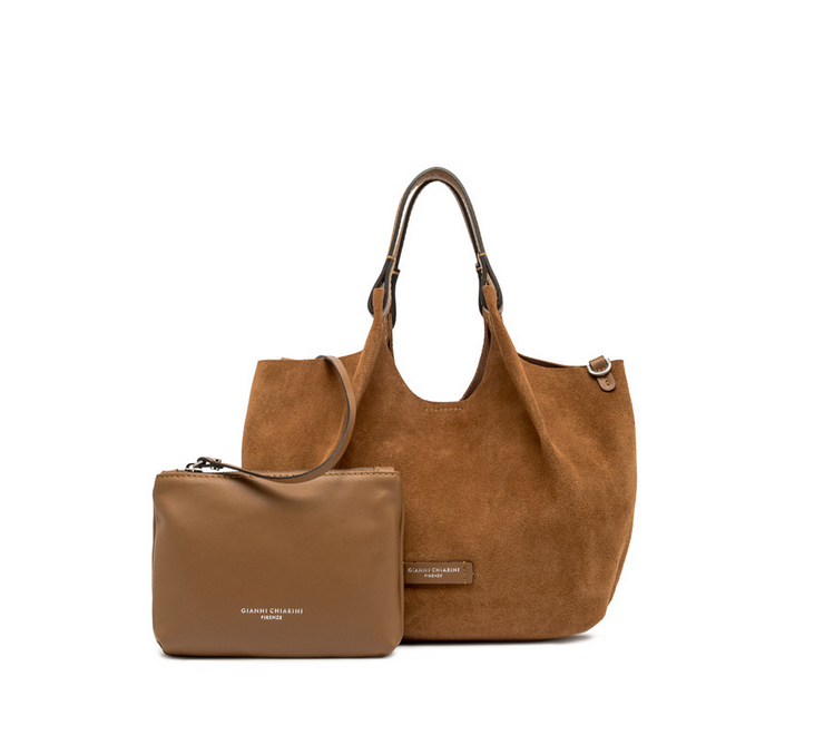 Borsa Gianni Chiarini Dua - Camoscio Caramel (Art. BS9779) Pe26