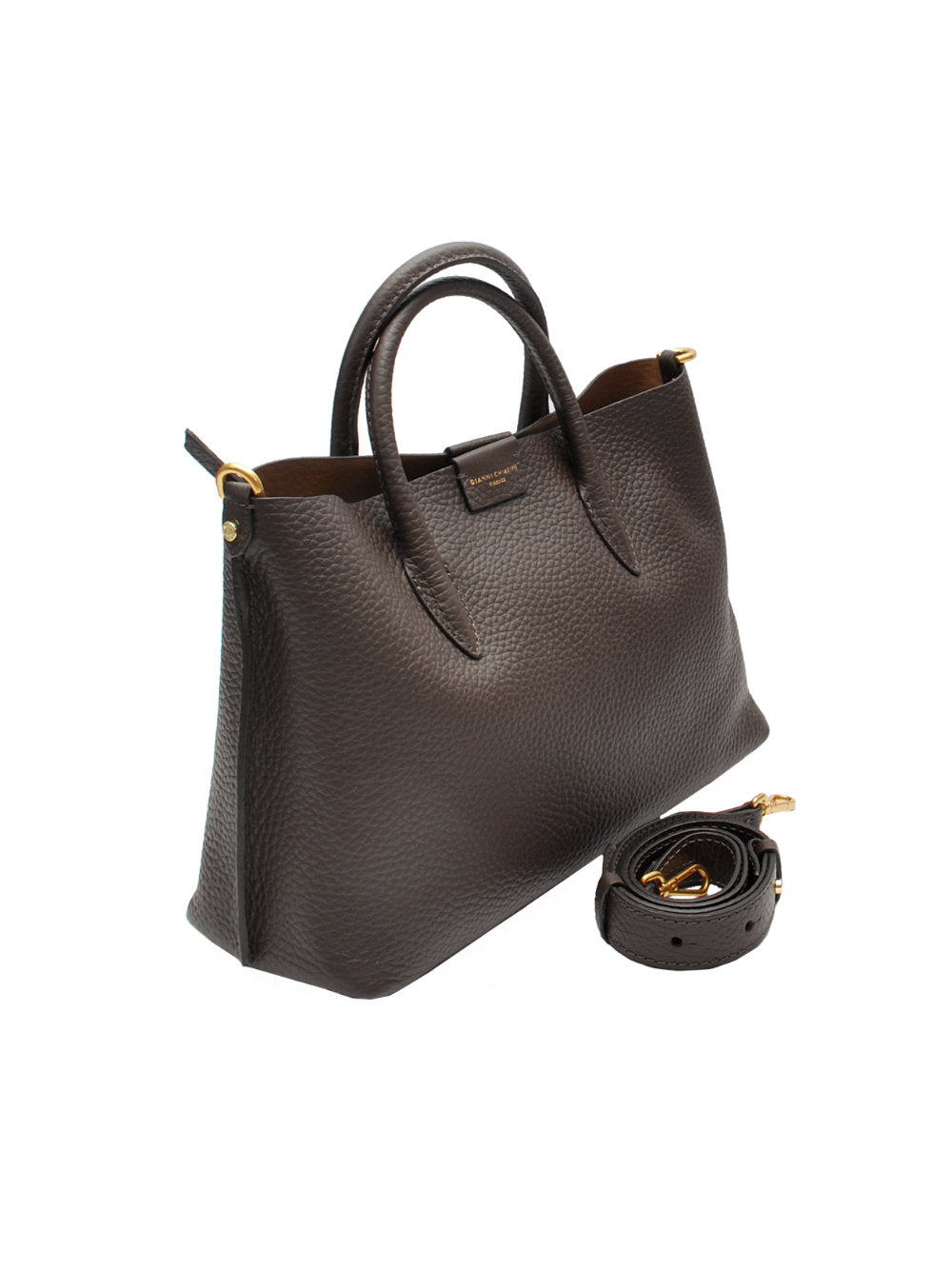 Borsa Tracolla Gianni Chiarini Aretha - Bottalato Espresso (Art. BS11832) Ai25 - Calzature Nucca