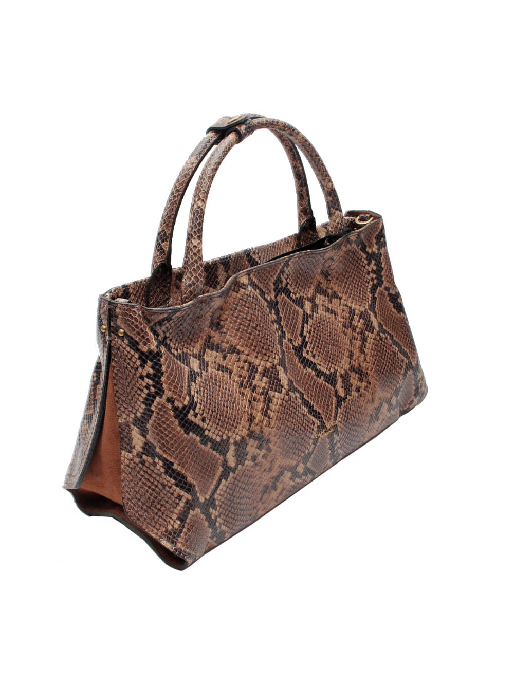 Borsa Gianni Chiarini AMAL - Pitone Cuoio (Art. BS11896) Ai26