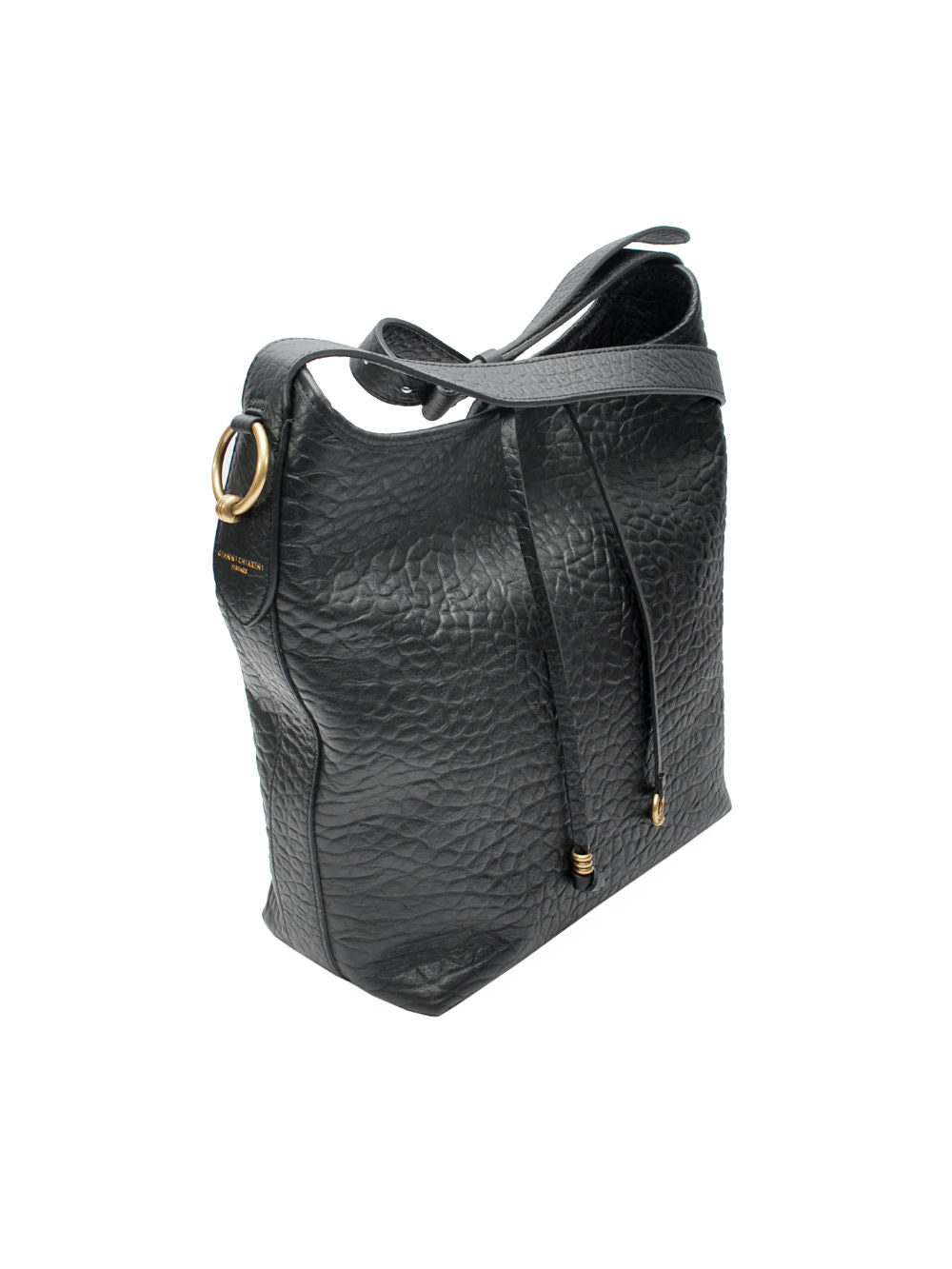Borsa Gianni Chiarini CARLA - Martellato Nero (Art. BS 12346) Ai26