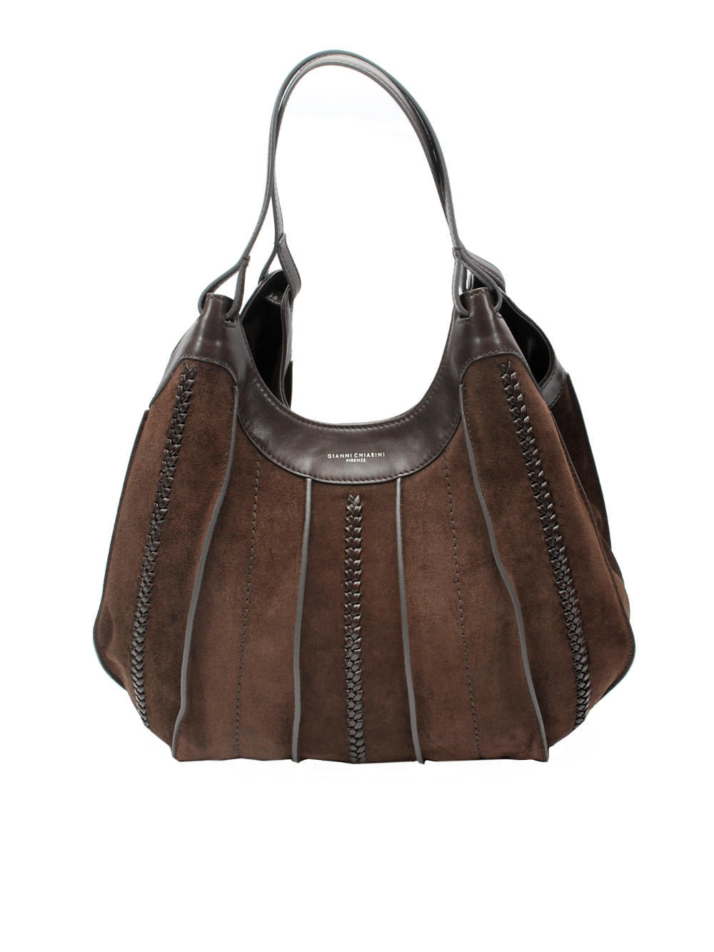 Borsa Gianni Chiarini DUA - Camoscio Treccia Espresso (Art. BS 12750) Ai26