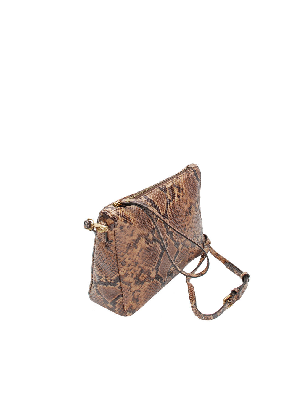 Borsa Gianni Chiarini NORA POUCH - Pitone Cuoio (Art. BS 10225) Ai26