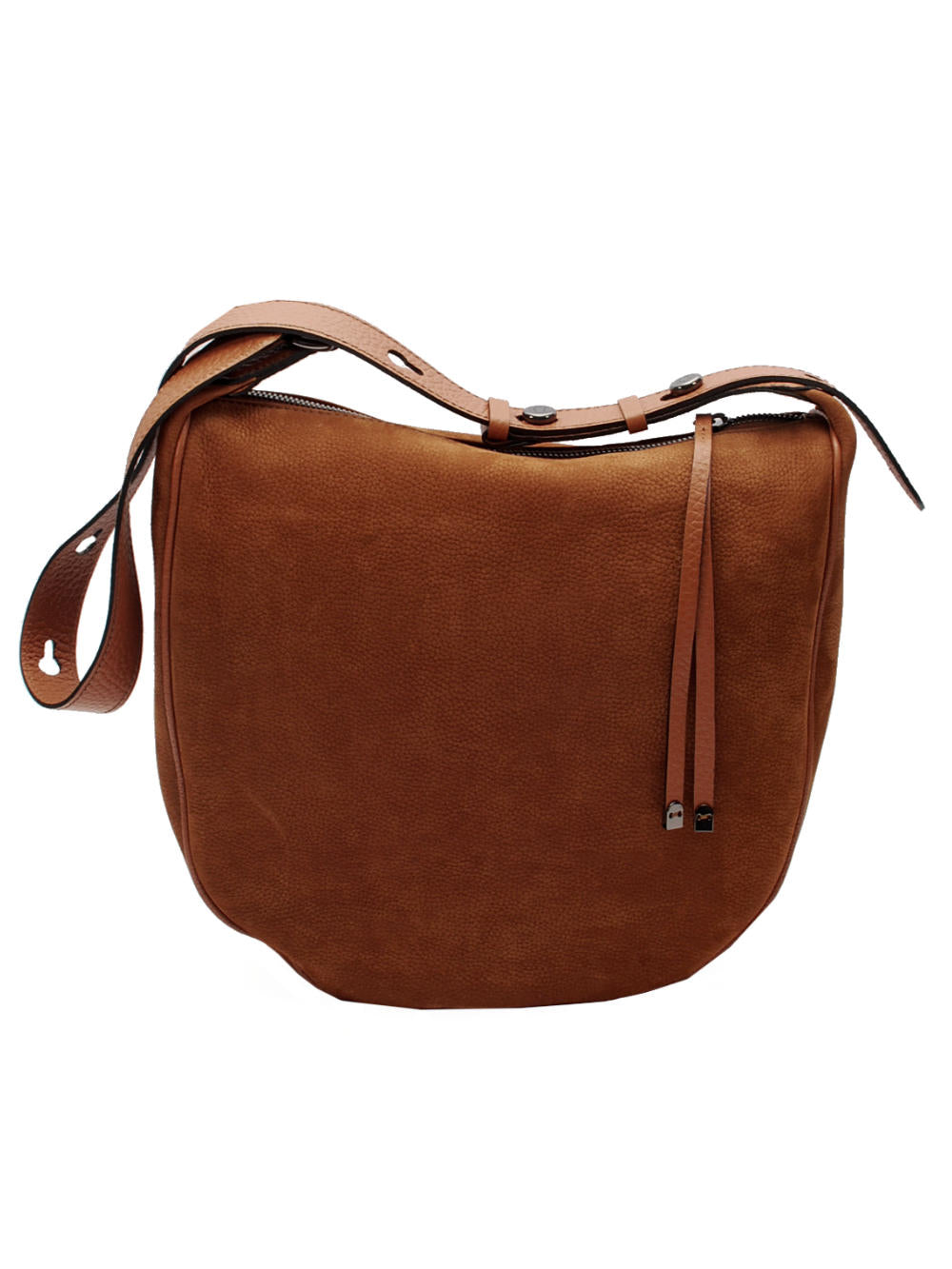 Borsa Tracolla Gianni Chiarini Charlotte - Nabuk Cuoio (Art. BS11757) Ai25 - Calzature Nucca