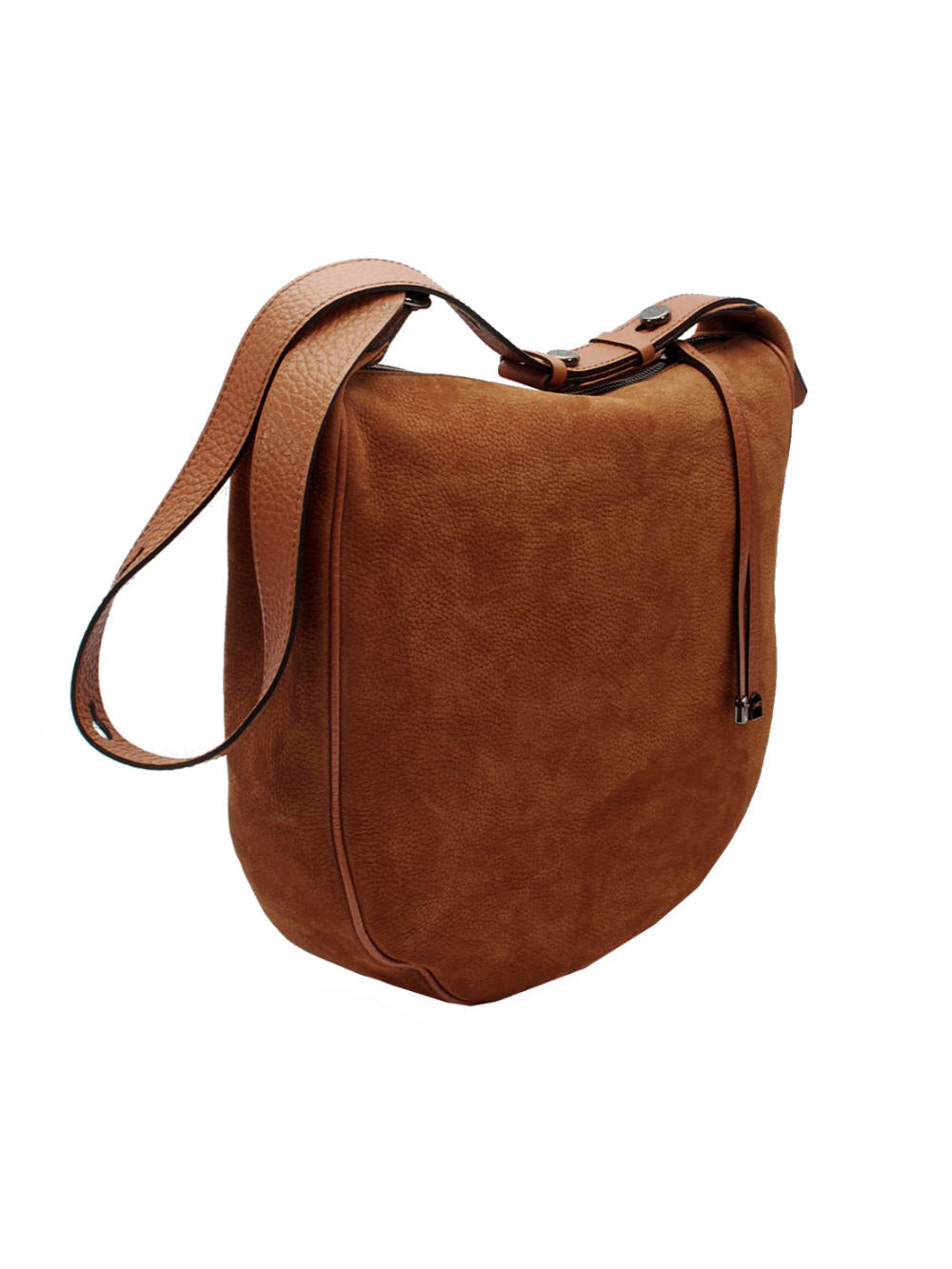 Borsa Tracolla Gianni Chiarini Charlotte - Nabuk Cuoio (Art. BS11757) Ai25 - Calzature Nucca