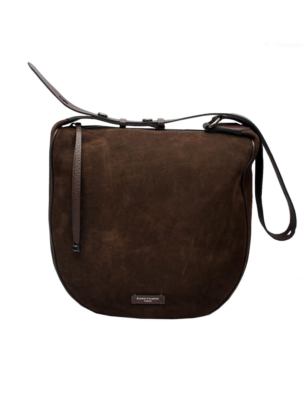 Borsa Tracolla Gianni Chiarini Charlotte - Nabuk Espresso (Art. BS11757) Ai25 - Calzature Nucca
