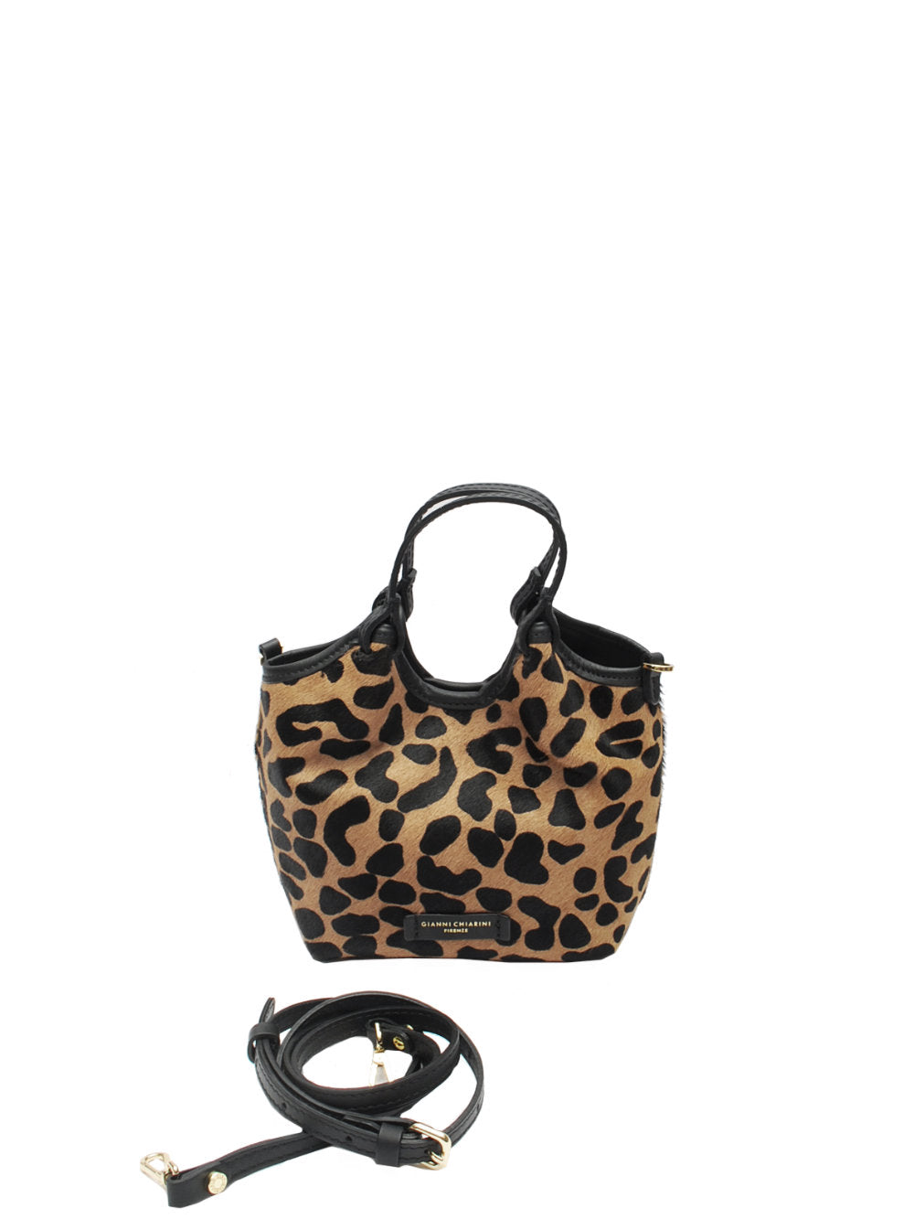 Borsa Gianni Chiarini DUA BS11108 - Leo Nero Ai25 - Calzature Nucca