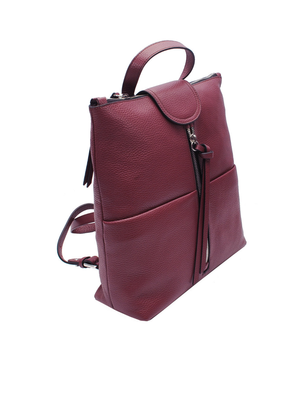 Zainetto Gianni Chiarini GIADA ZN7040 - Pelle Martellata Wine Berry Ai25 - Calzature Nucca
