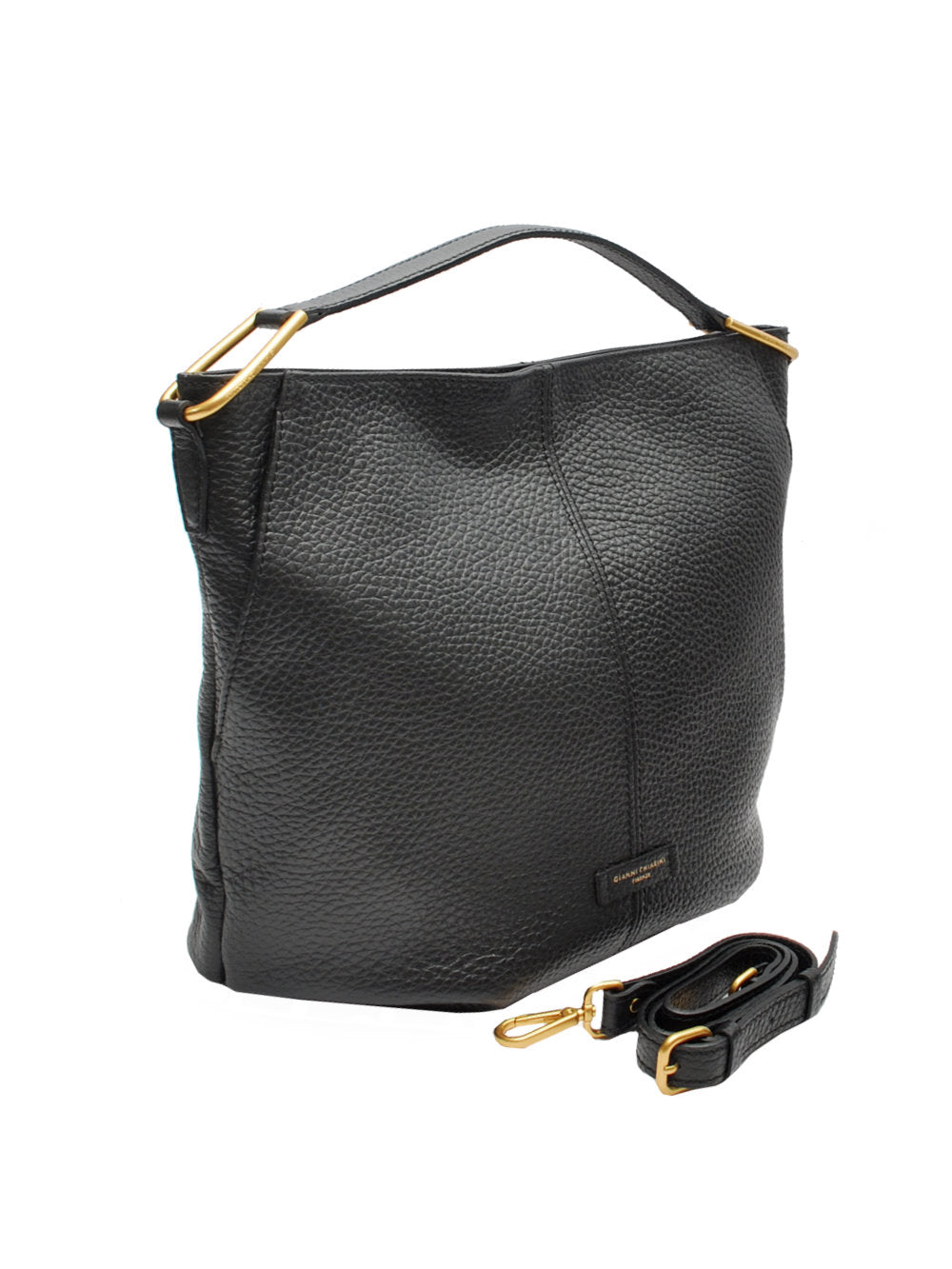 Borsa Tracolla Gianni Chiarini Natasha - Bottalato Nero (Art. BS11817) Ai25 - Calzature Nucca