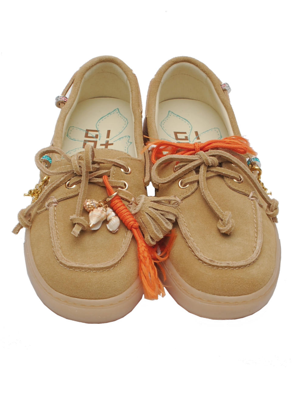 Barche Donna Giò+ Moka04 Camoscio Cuoio Pe26