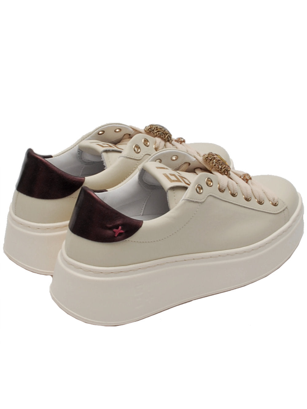 Gio+ sneaker combi latte moro pia250a ai24