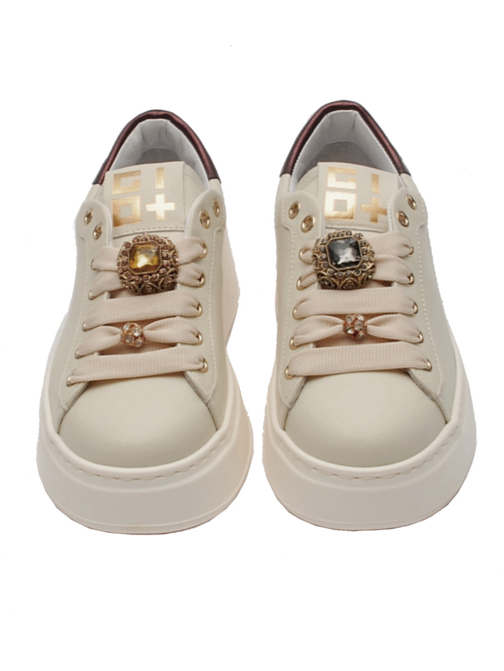 Gio+ sneaker combi latte moro pia250a ai24