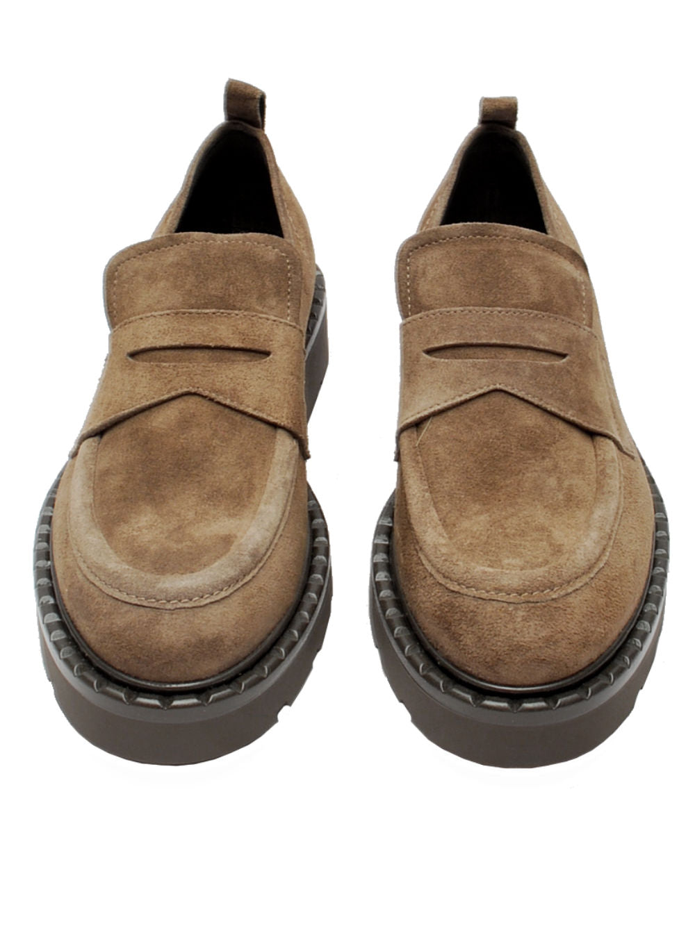 Mocassino Donna Guglielmo Rotta Wallace Velour Mud Ai26