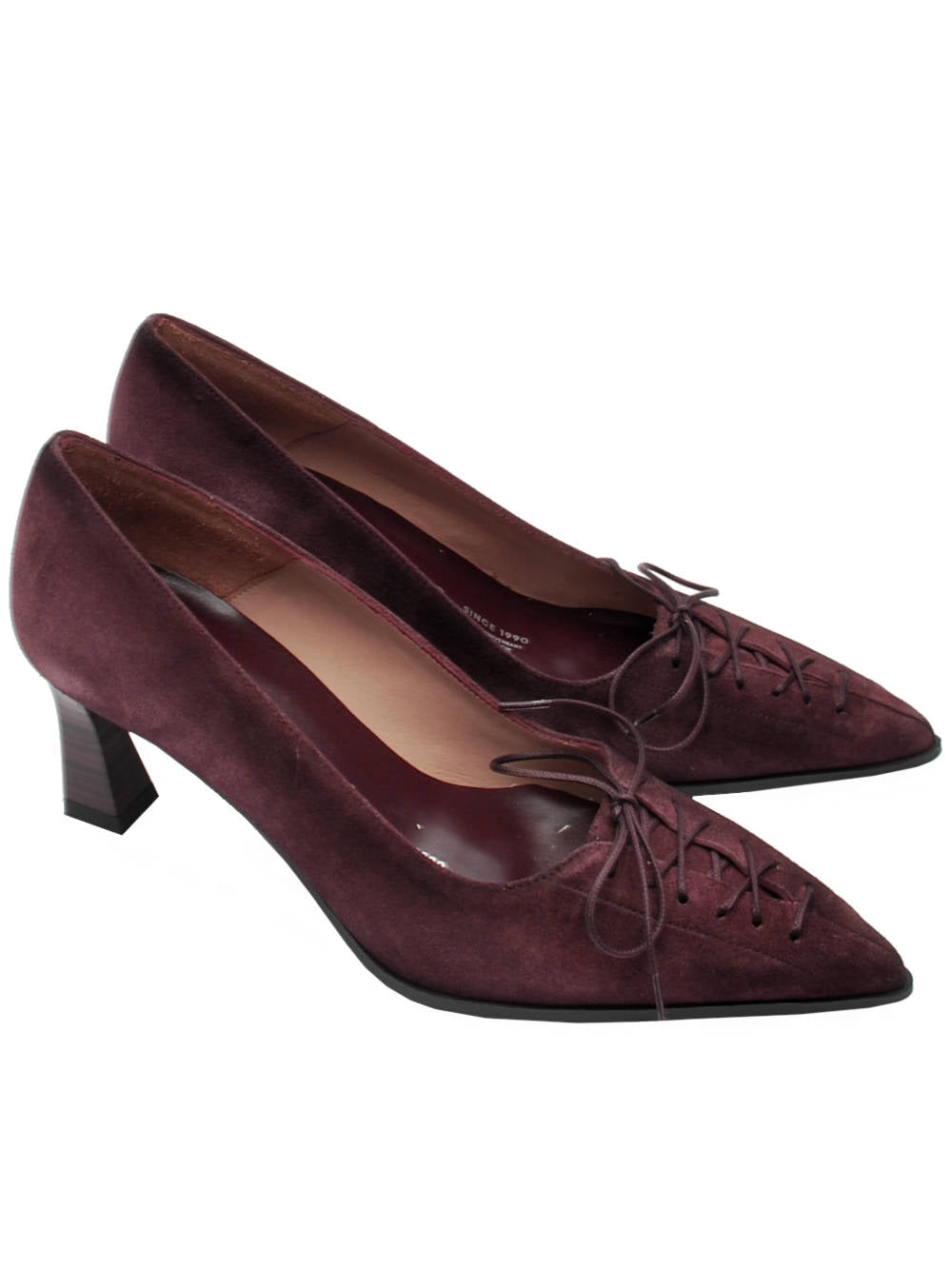 Decollete Donna Hispanitas 264951 Velour Bordo Ai26