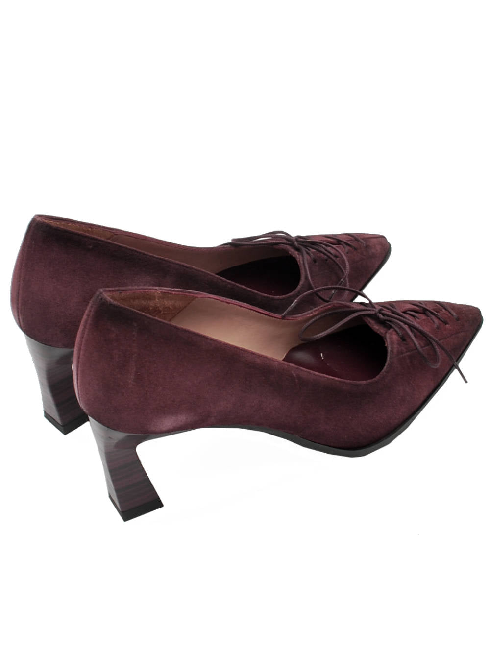Decollete Donna Hispanitas 264951 Velour Bordo Ai26
