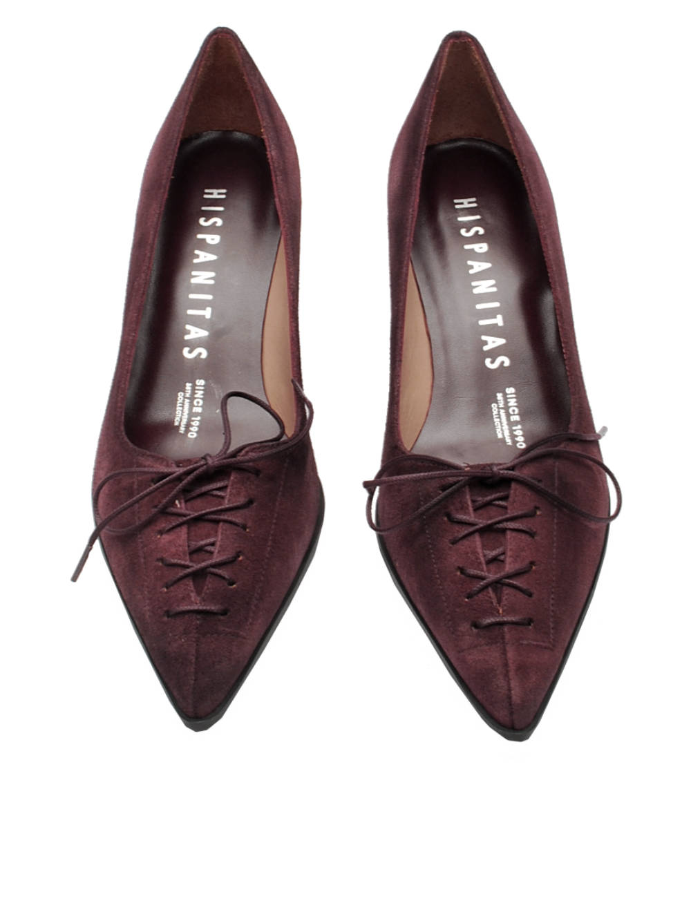 Decollete Donna Hispanitas 264951 Velour Bordo Ai26