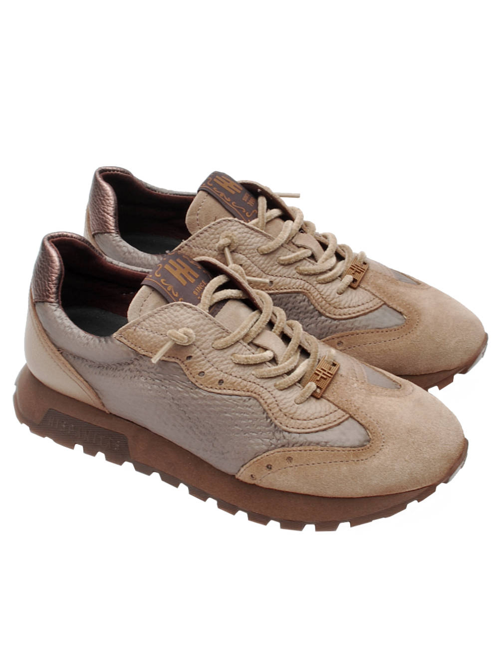 Sneakers Donna Hispanitas 264955 Velour Castoro Ai26