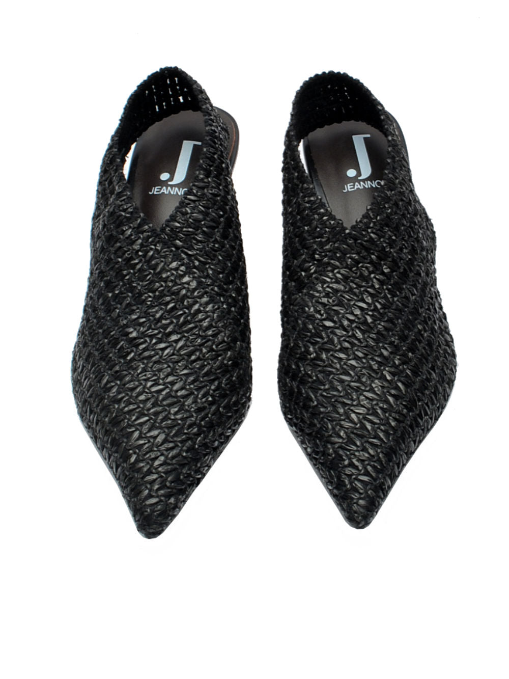 Slingback Donna Jeannot AJ651A Rafia Nera pe26