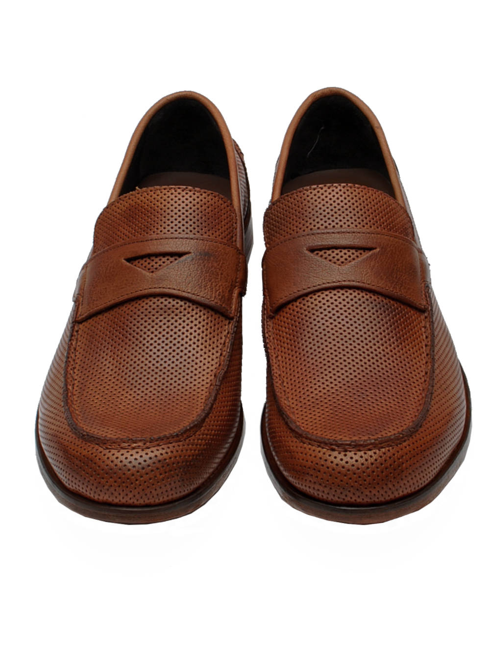 J.P. David Mocassino Microforato 2580/1 Cuoio Pe26