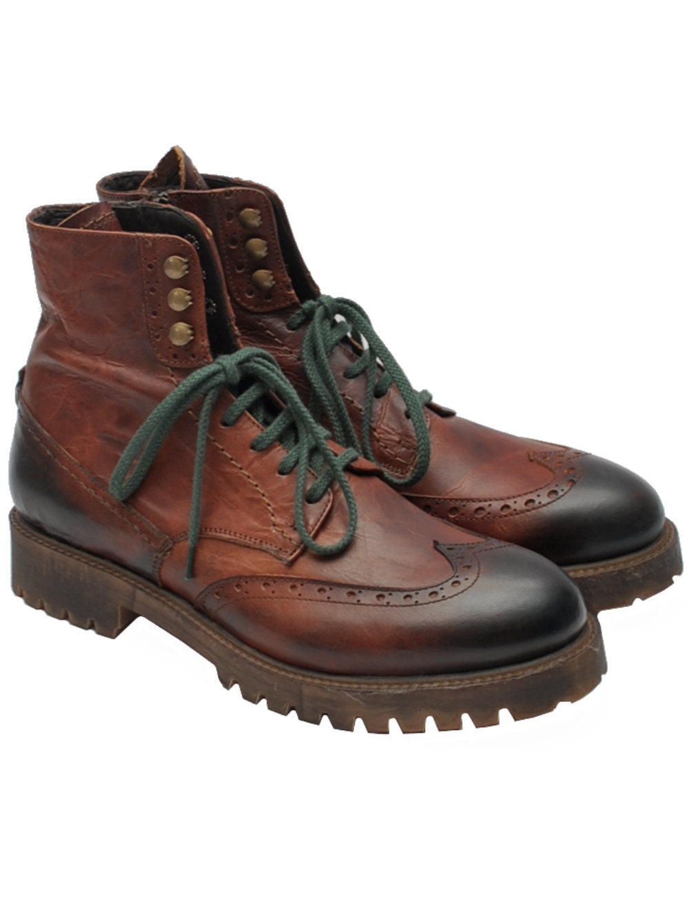 J.P. David polacchino cuoio scuro 37340/40 ai25 - Calzature Nucca