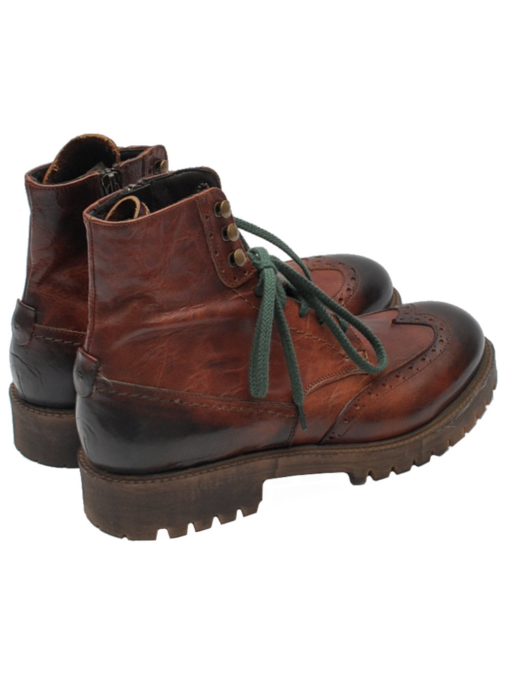 J.P. David polacchino cuoio scuro 37340/40 ai25 - Calzature Nucca