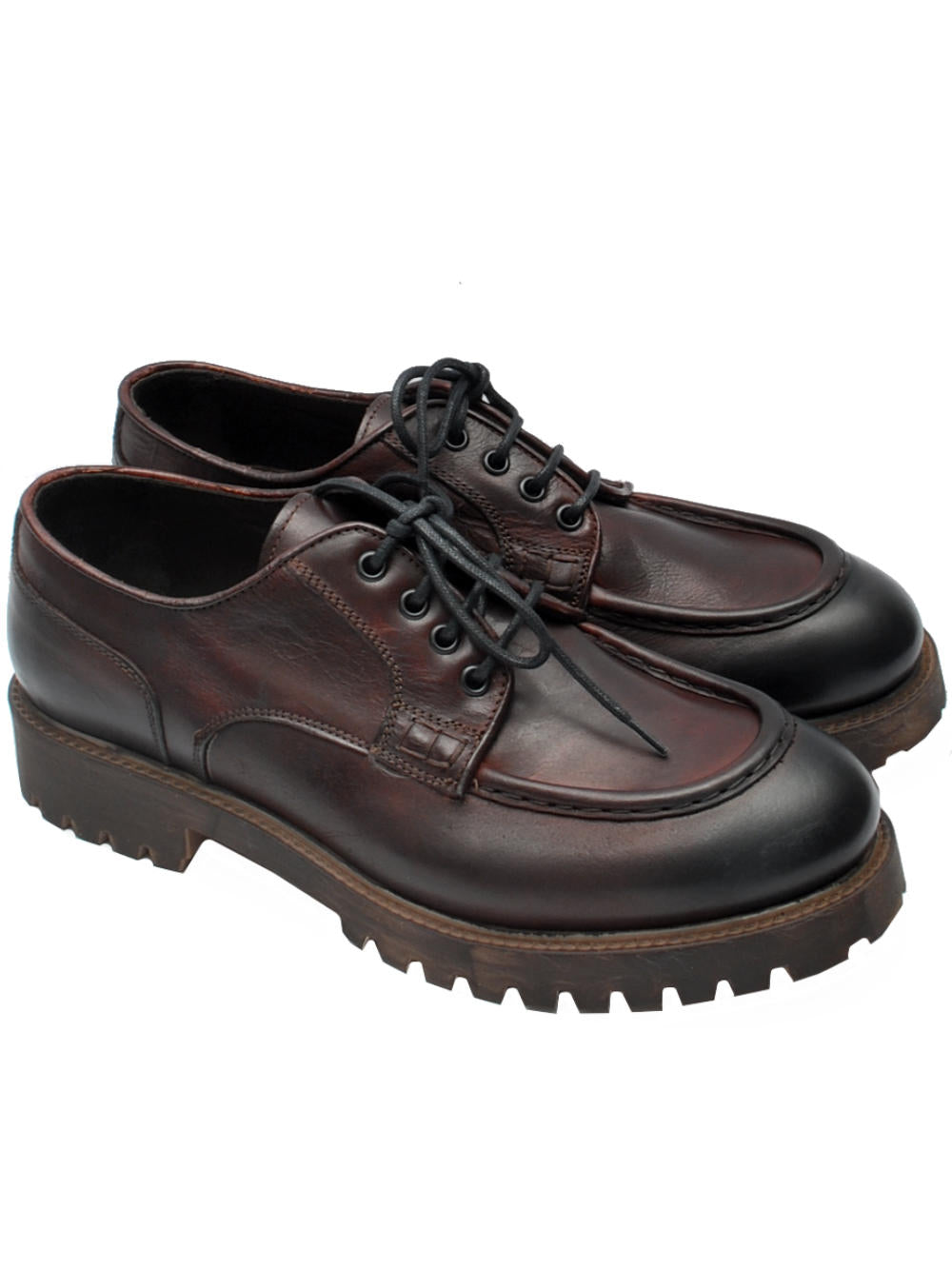 J.P. David scarpa cuoio scuro 37340/18 ai25 - Calzature Nucca