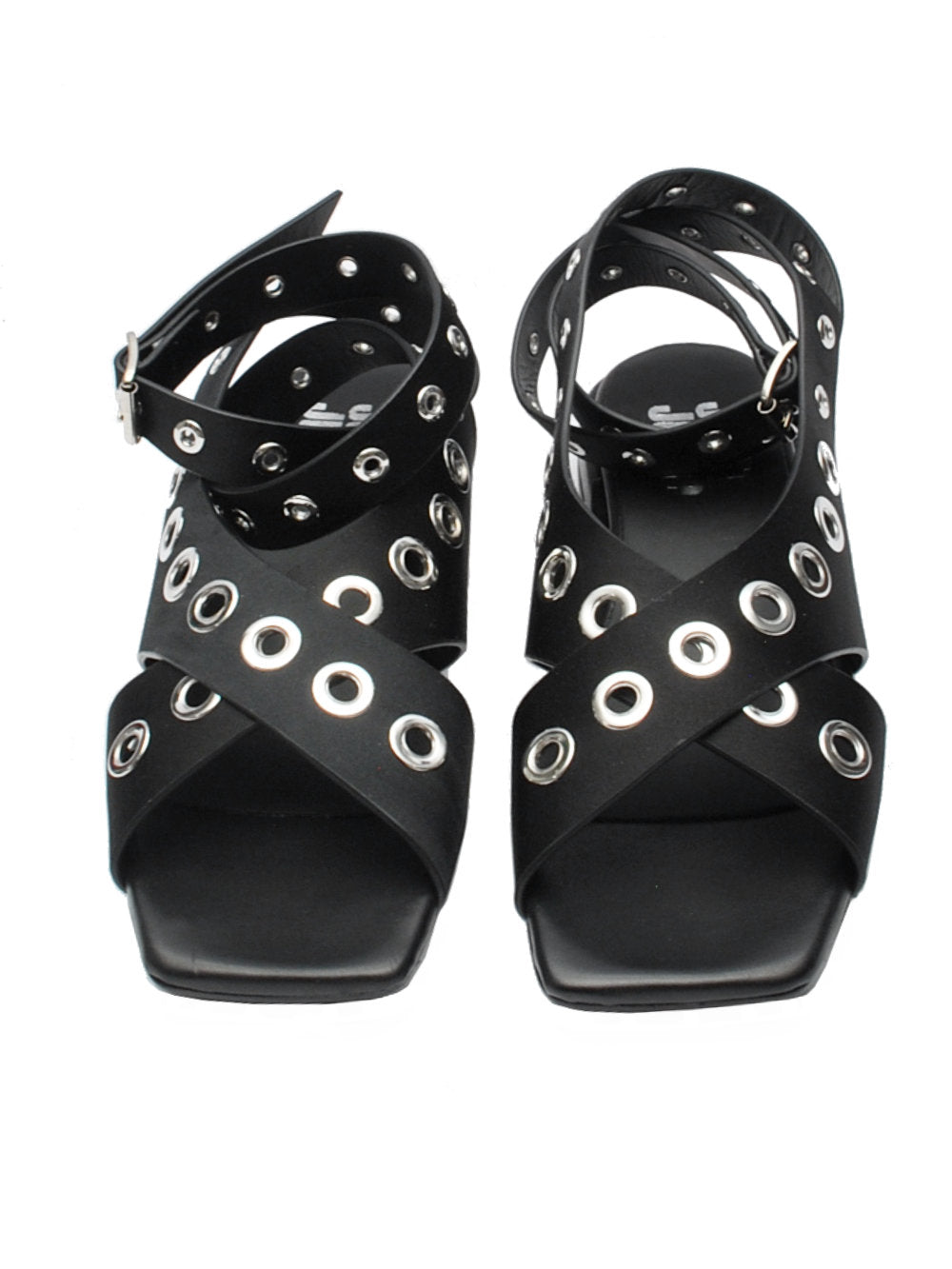 Sandali JUICE M397M21 Raso Nero Pe25: Raffinatezza rock per le tue serate