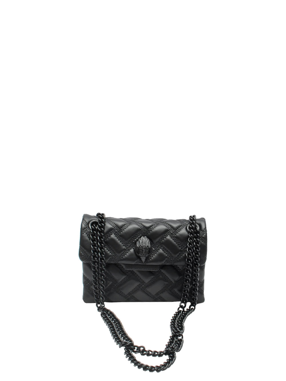 Borsa Donna Kurt Geiger Mini Kensington Drench - Nera Ai25 - Calzature Nucca