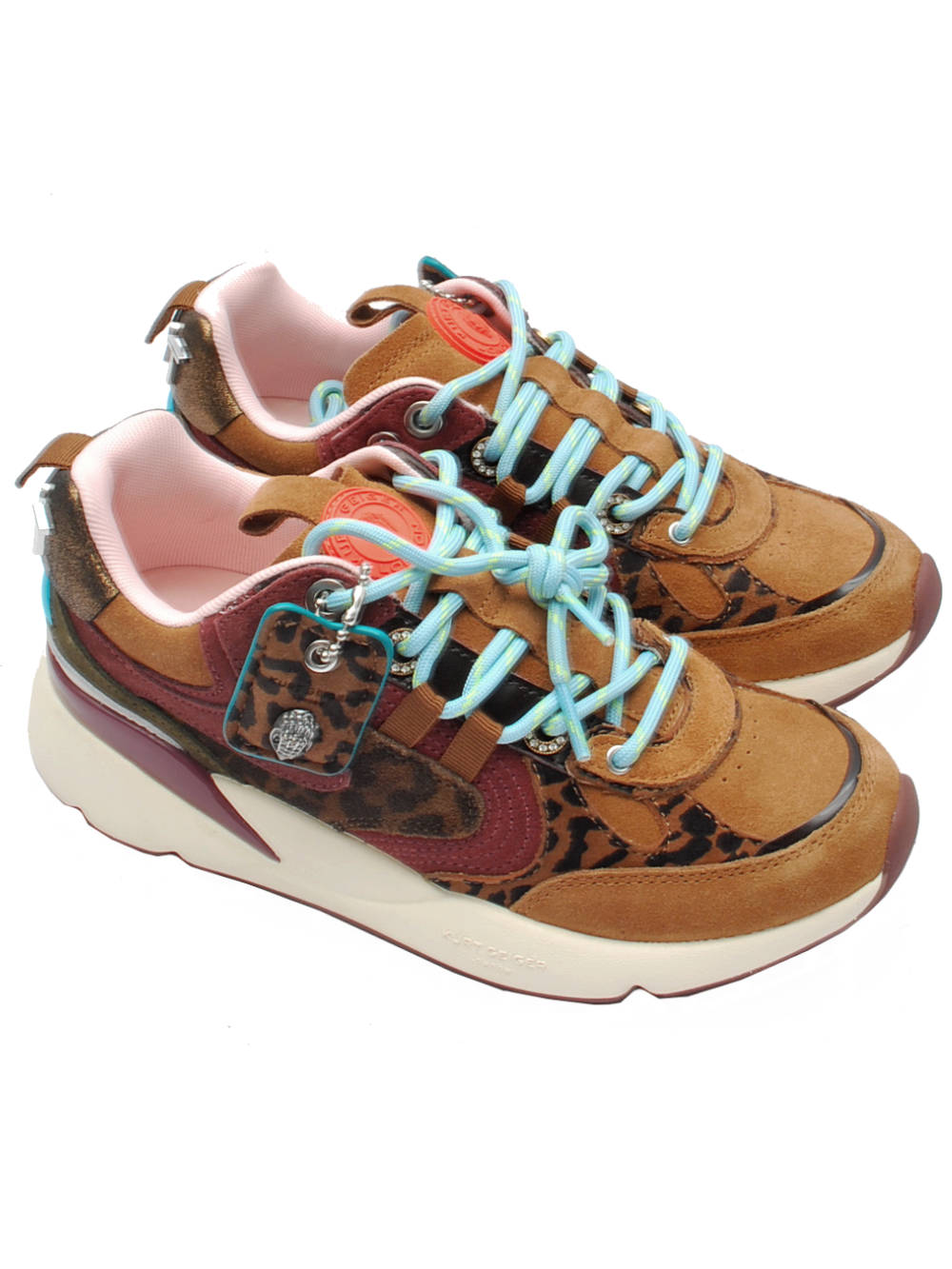 Sneaker Donna Kurt Geiger "Kurt Runner" - Multimateriale Brown ai25 - Calzature Nucca