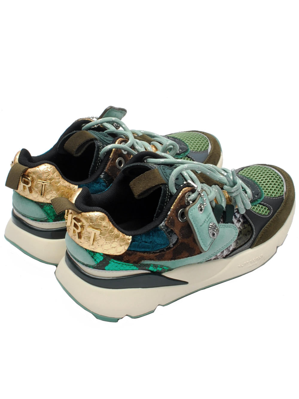 Sneaker Donna Kurt Geiger "Kurt Runner" - Multimateriale Green pe25 - Calzature Nucca