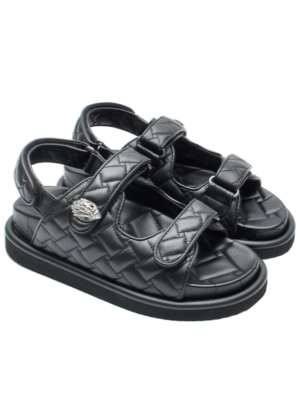 Sandali Kurt Geiger Orson black leather summer pe25