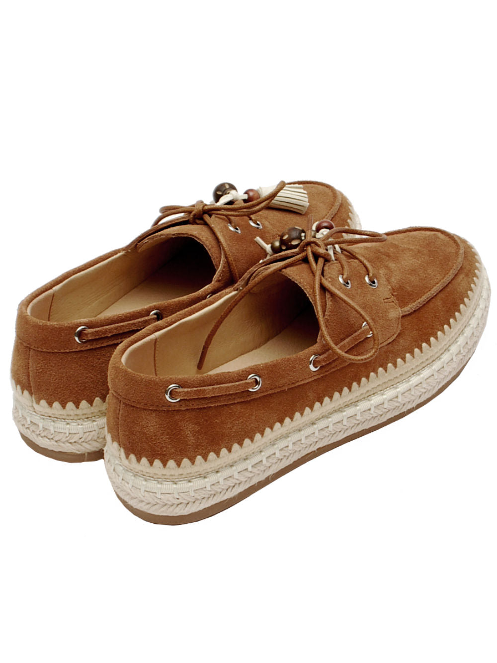 Barche Donna Lara Manni 483251 Camoscio Legno Pe26