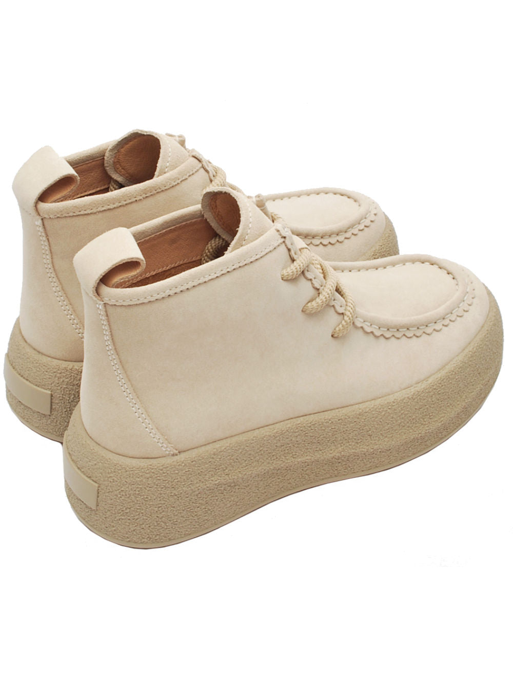 Polacco Donna Lara Manni 494401 Camoscio Beige Ai26