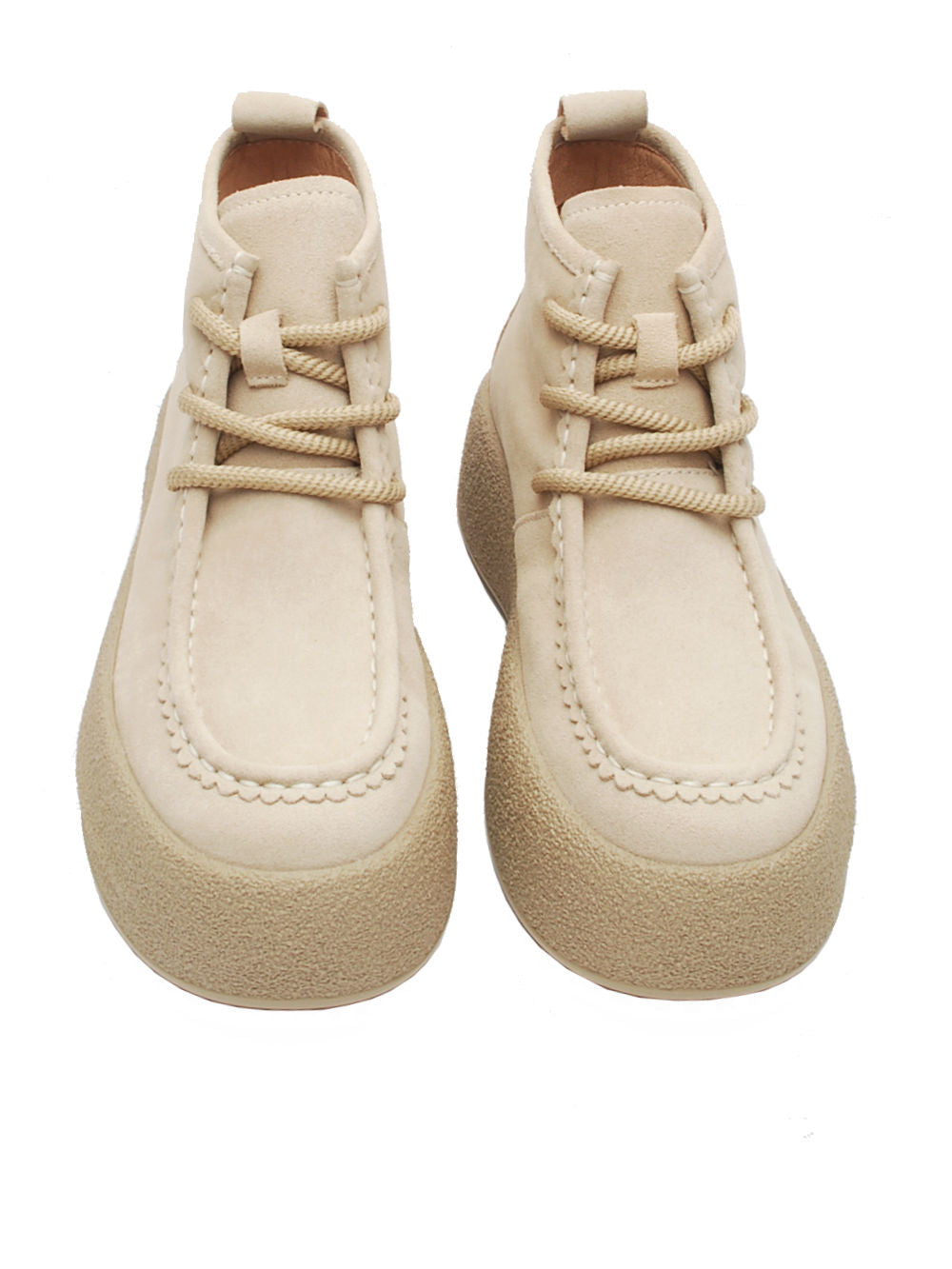 Polacco Donna Lara Manni 494401 Camoscio Beige Ai26